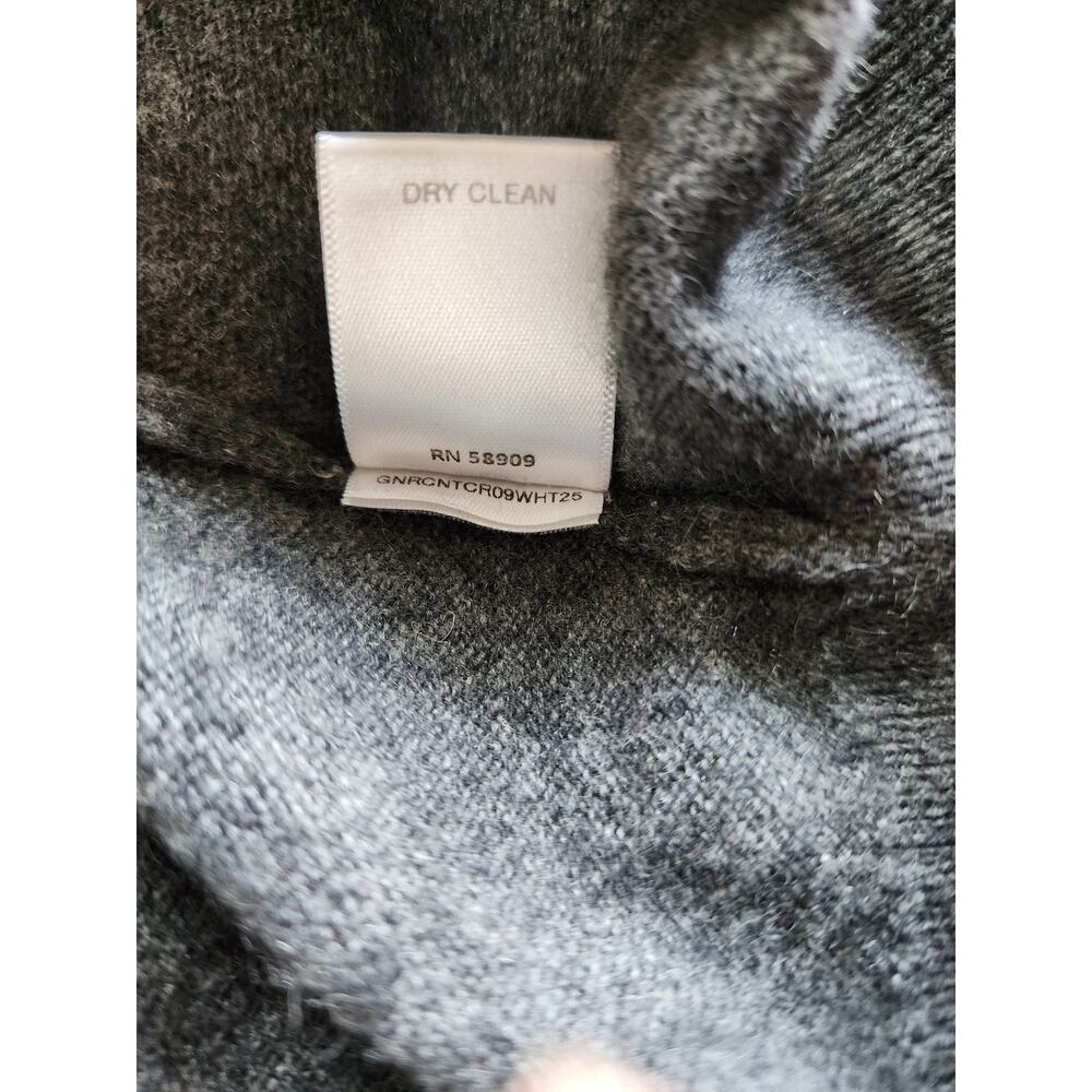 Cremieux 100% Luxury Cashmere Men's Sweater XL Heathered Gray V-Neck Soft Luxury - Picture 5 of 8